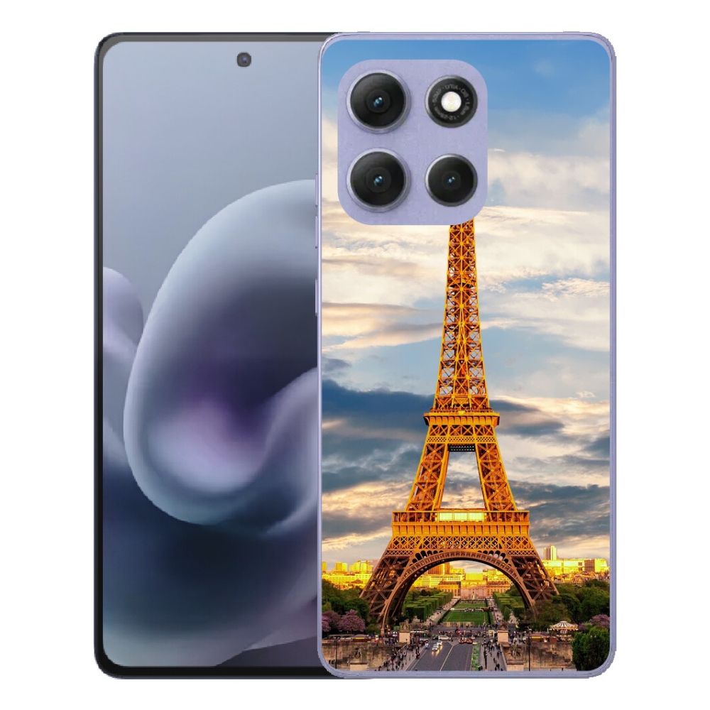 Gélový obal mmCase na Motorola Moto G86 Power 5G – Eiffelova veža 3