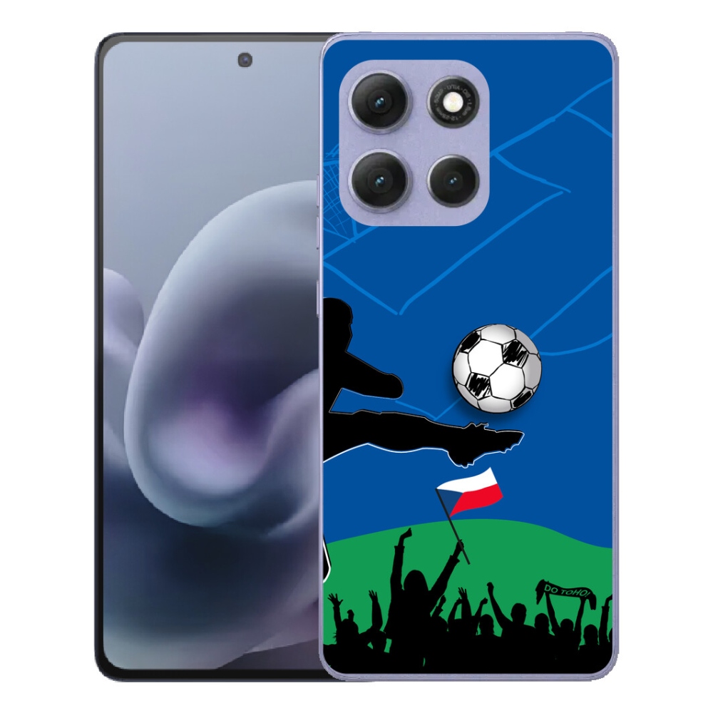 Gélový obal mmCase pre Motorola Moto G86 Power 5G – futbaloví fanúšikovia