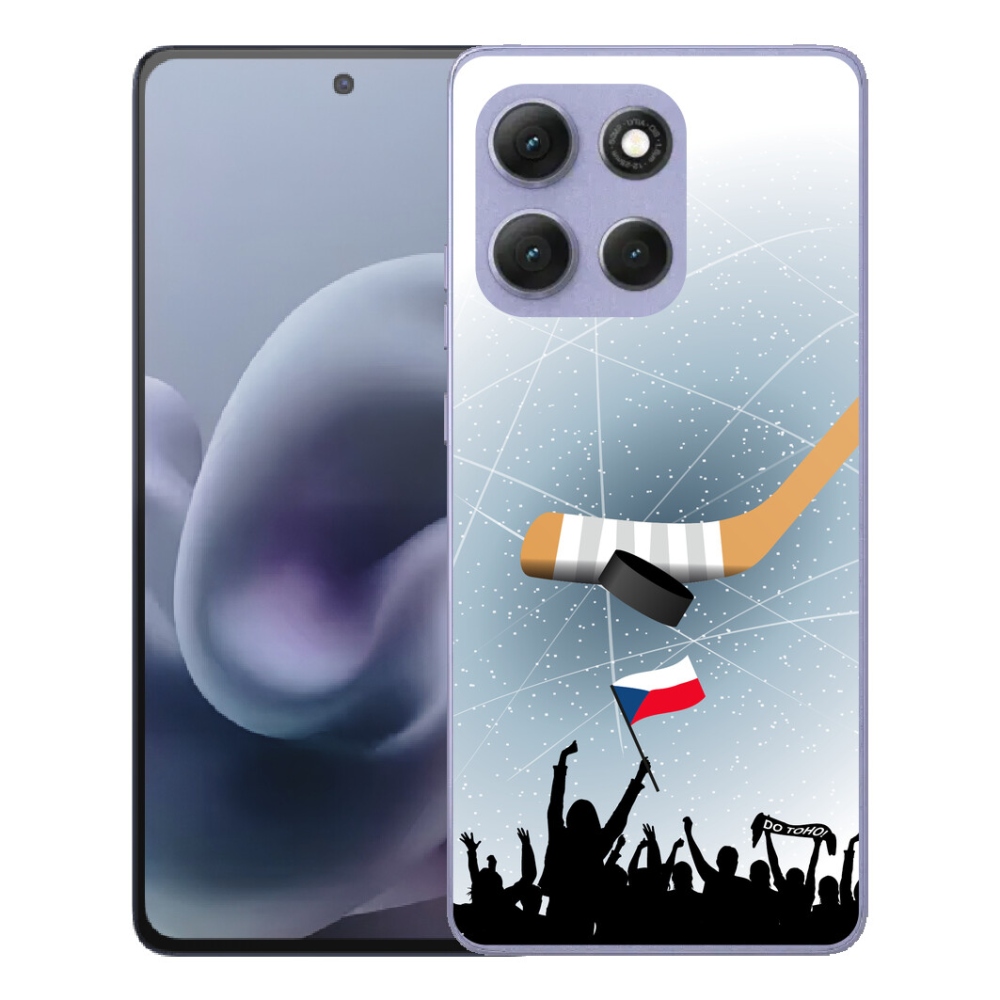Gélové puzdro mmCase pre Motorola Moto G86 Power 5G – fanúšikovia hokeja