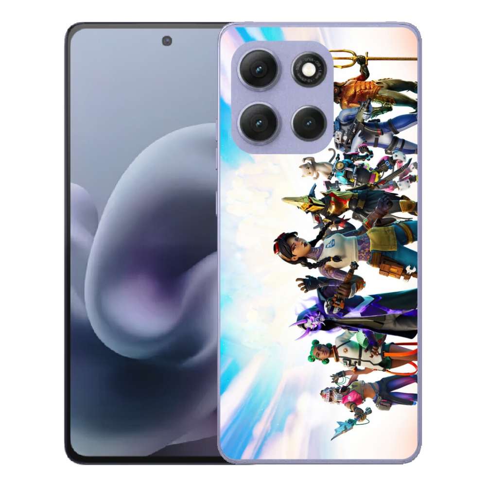 Gélový obal mmCase pre Motorola Moto G86 Power 5G – Fortnite