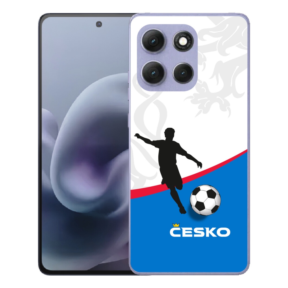 Gélový obal mmCase pre Motorola Moto G86 Power 5G – futbal Česko 1