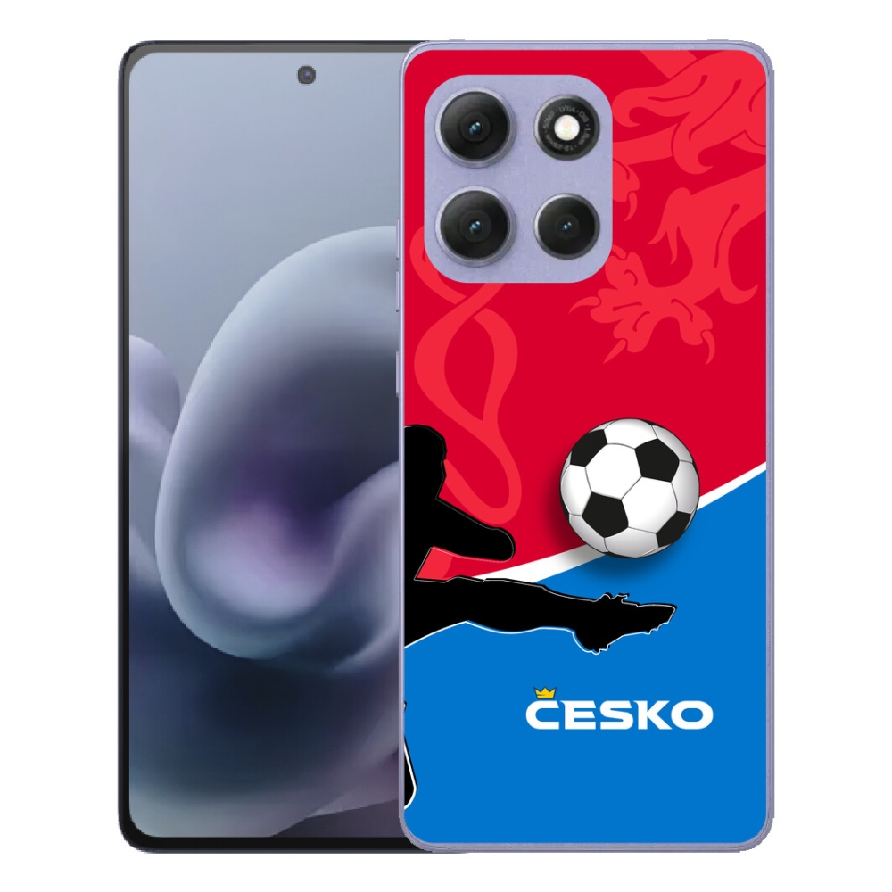 Gélový obal mmCase pre Motorola Moto G86 Power 5G – futbal Česko 2
