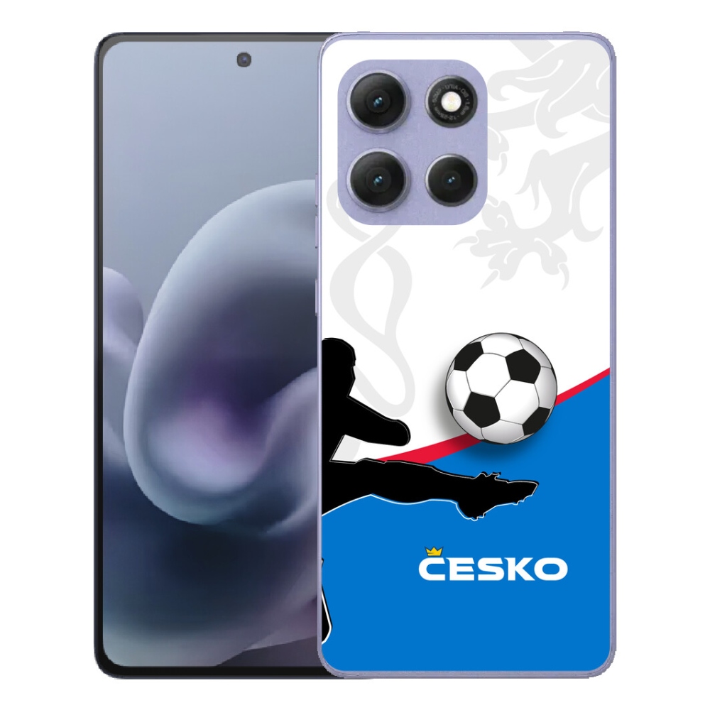 Gélový obal mmCase pre Motorola Moto G86 Power 5G – futbal Česko 3