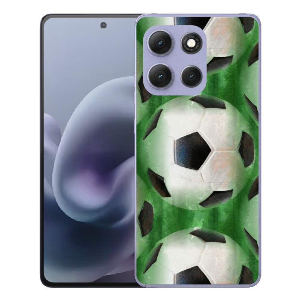 Gélový obal mmCase pre Motorola Moto G86 Power 5G – futbalová lopta