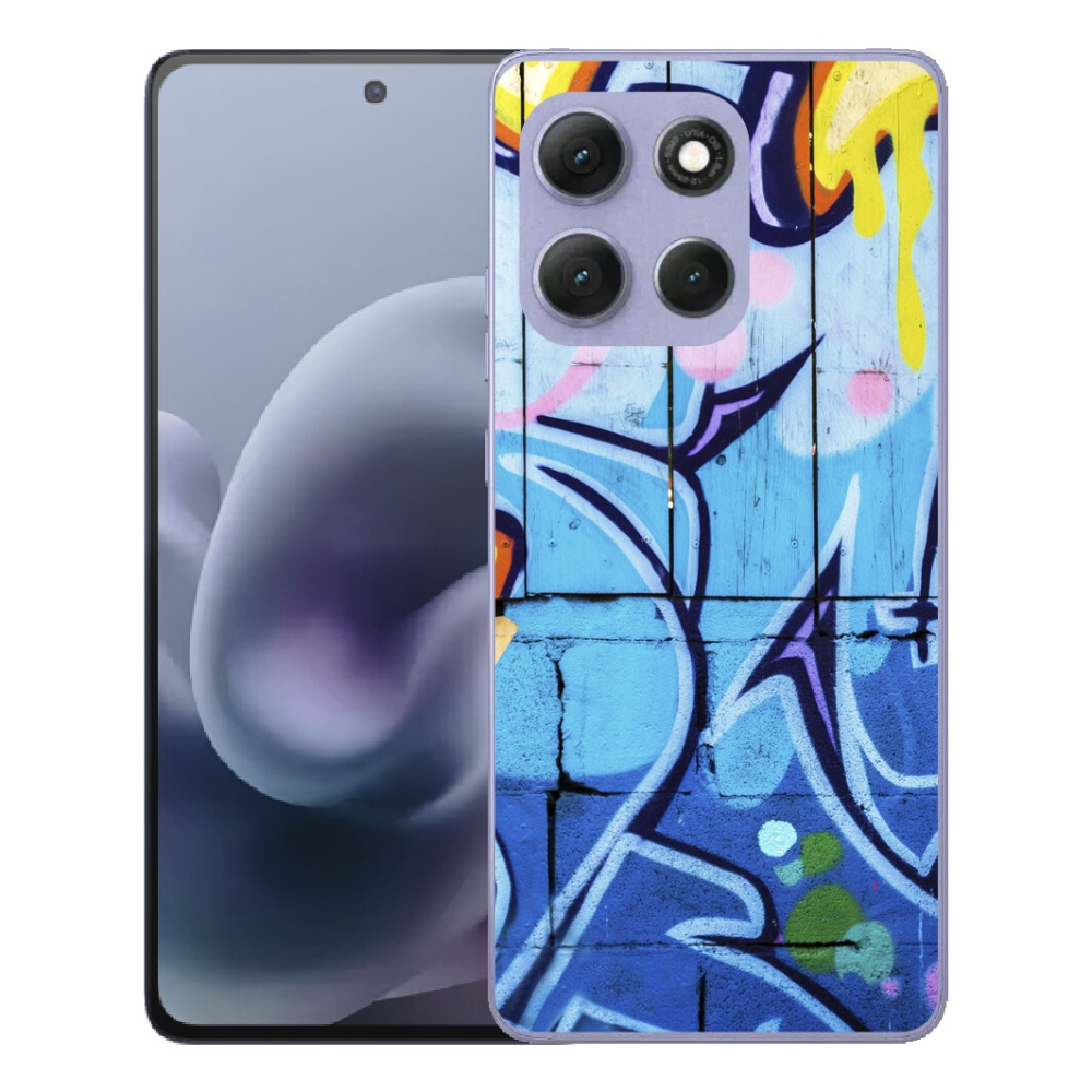 Gélový obal mmCase pre Motorola Moto G86 Power 5G – graffiti