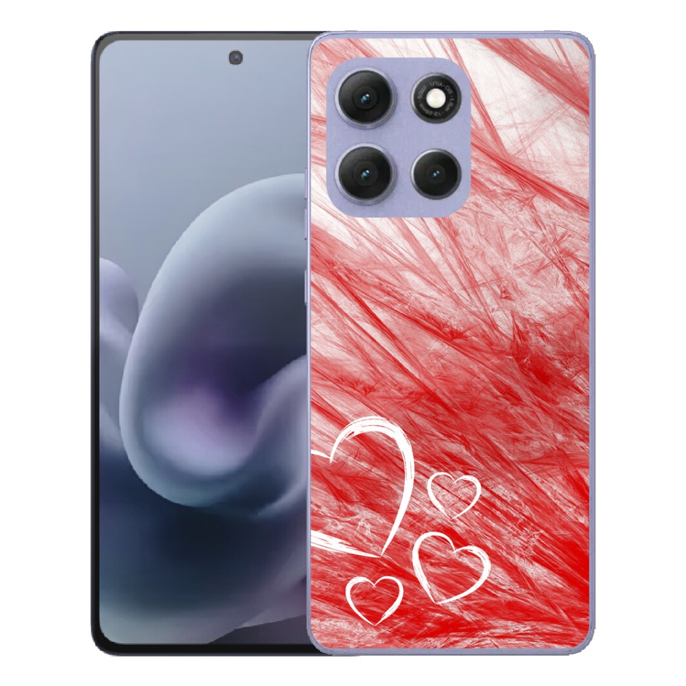 Gélový obal mmCase pre Motorola Moto G86 Power 5G – srdce