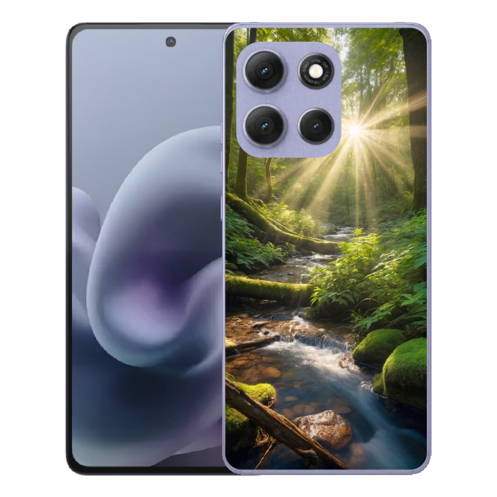 Gélový obal mmCase pre Motorola Moto G86 Power 5G – farba hlbokého lesa