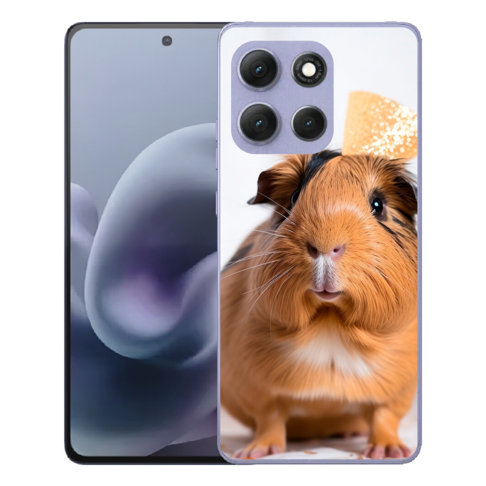 Gélový obal mmCase pre Motorola Moto G86 Power 5G – hnedé morča