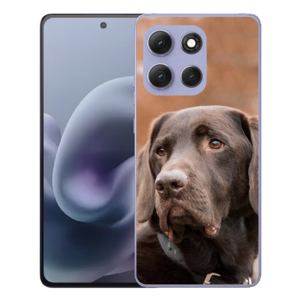 Gélový obal mmCase pre Motorola Moto G86 Power 5G – hnedý labrador