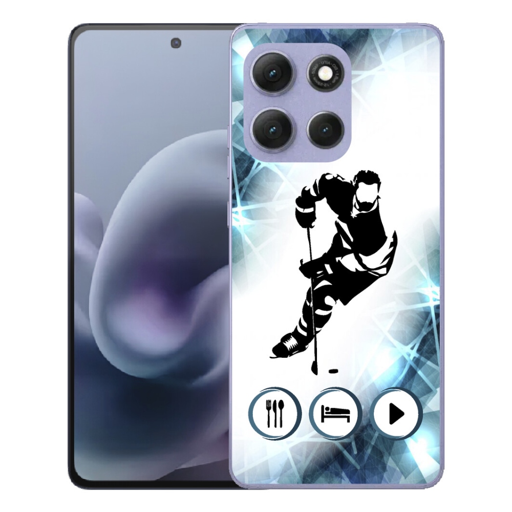 Gélový obal mmCase pre Motorola Moto G86 Power 5G – hokej 1