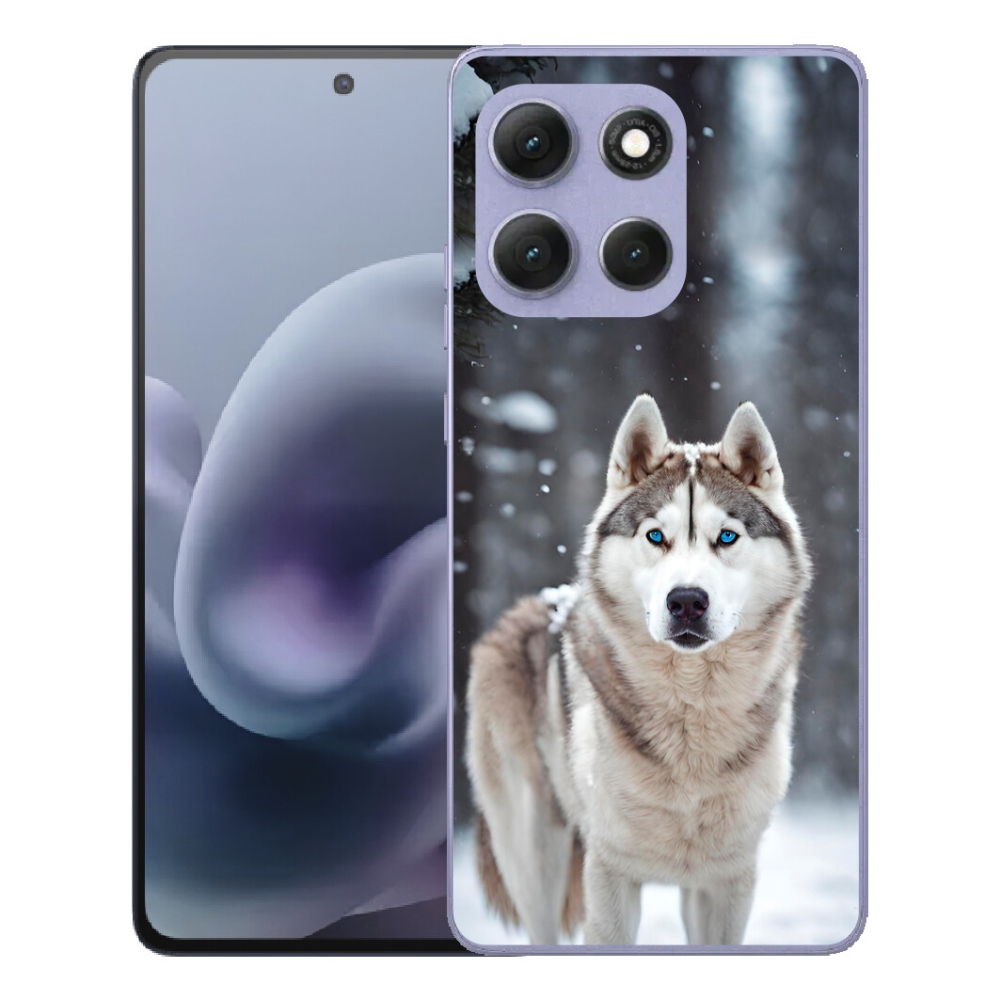 Gélový obal mmCase pre Motorola Moto G86 Power 5G – husky 2