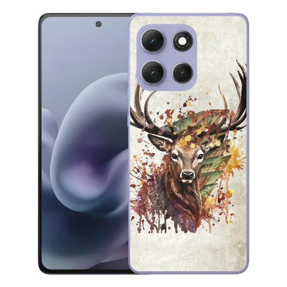 Gélový obal mmCase pre Motorola Moto G86 Power 5G – jeleň 1