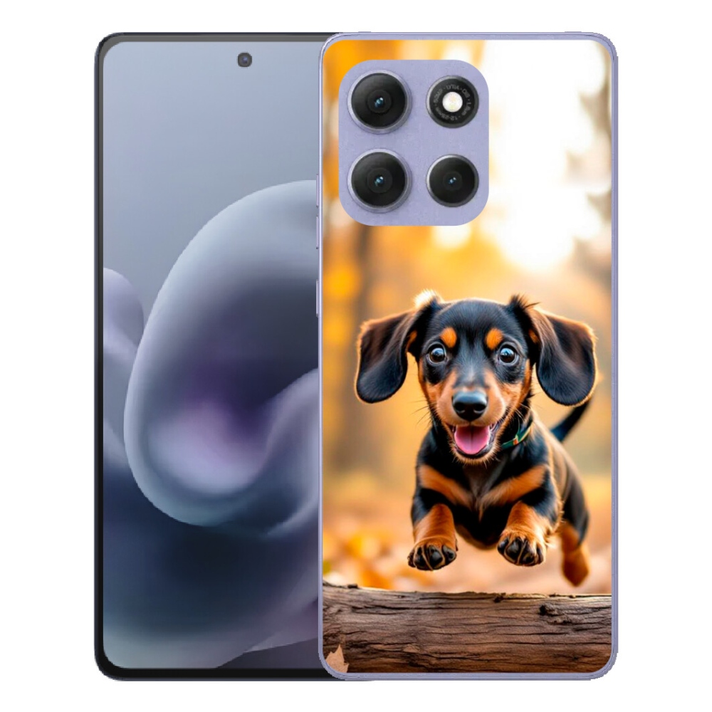 Gélový obal mmCase pre Motorola Moto G86 Power 5G – jazvečík 2