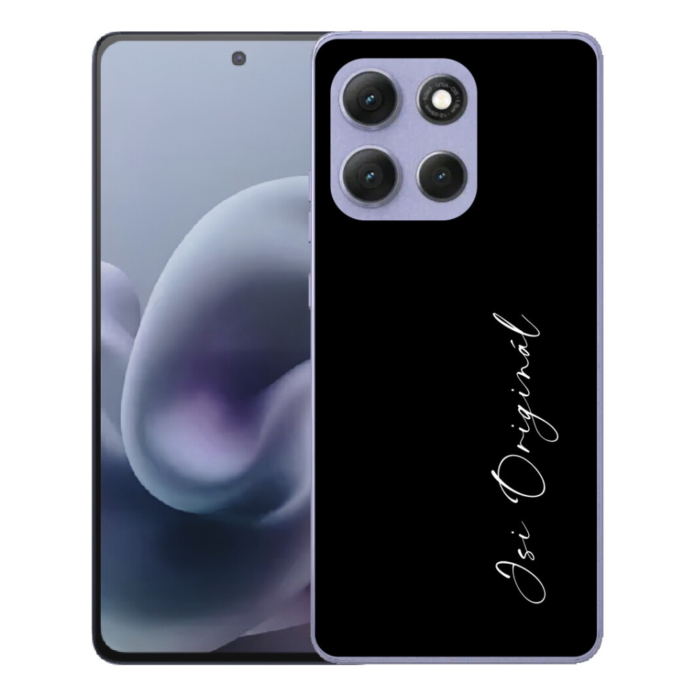 Gélový obal mmCase pre Motorola Moto G86 Power 5G – originál s čiernym pozadím