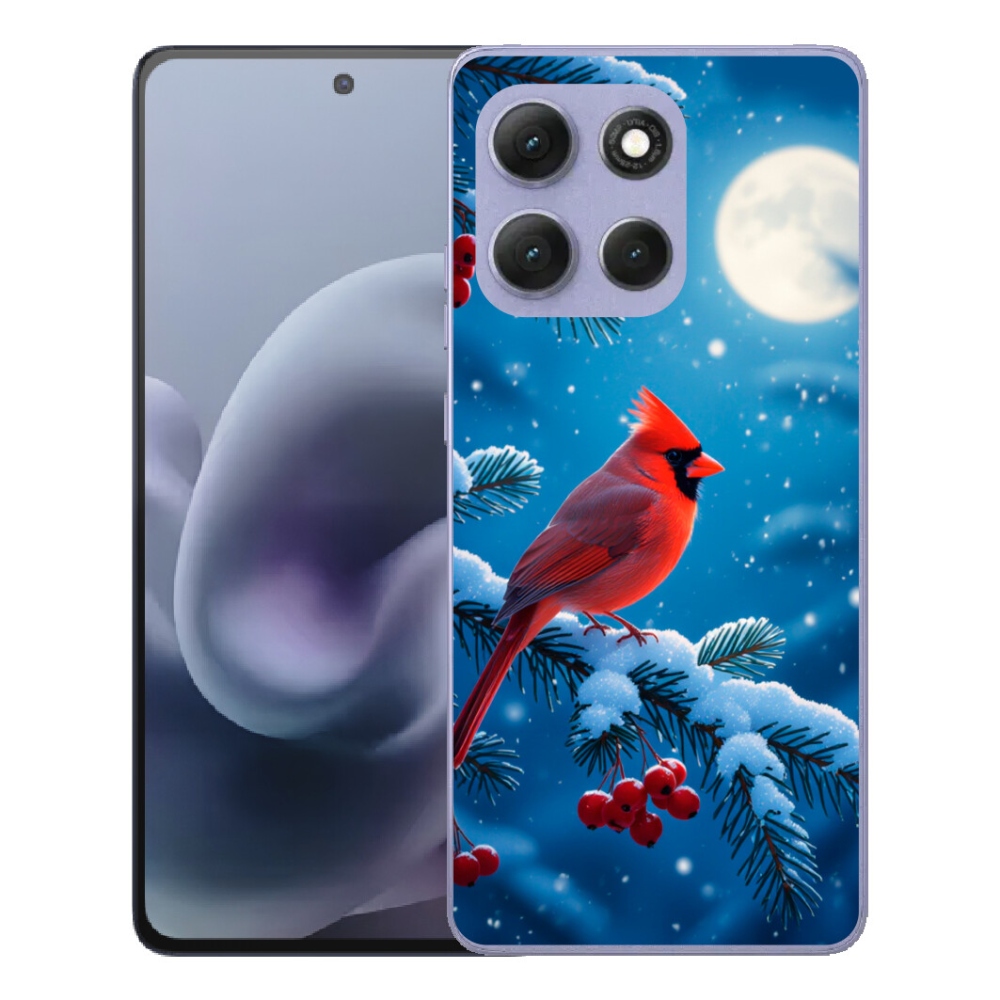Gélový obal mmCase pre Motorola Moto G86 Power 5G – kardinálska červená