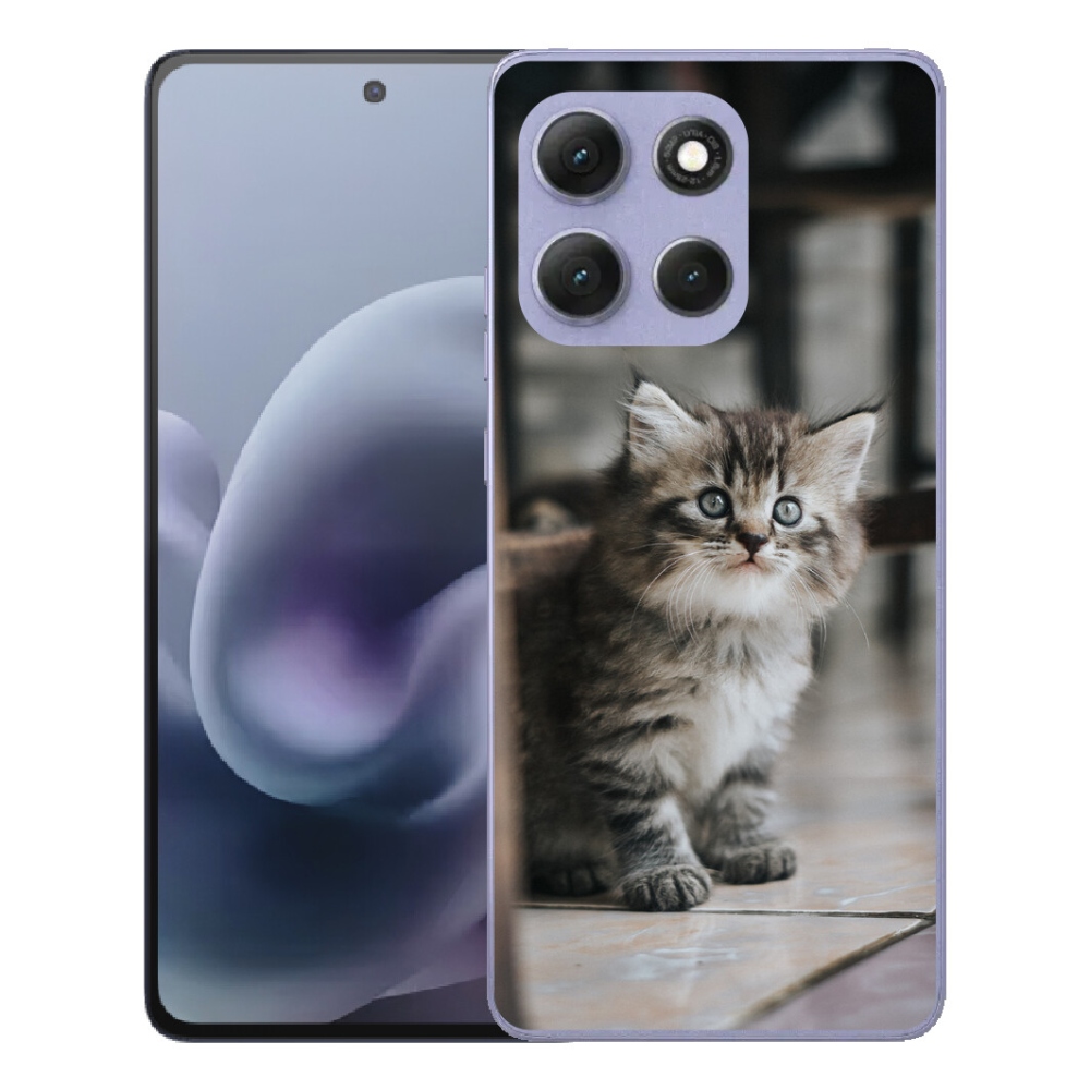 Gélový obal mmCase pre Motorola Moto G86 Power 5G – mačiatko