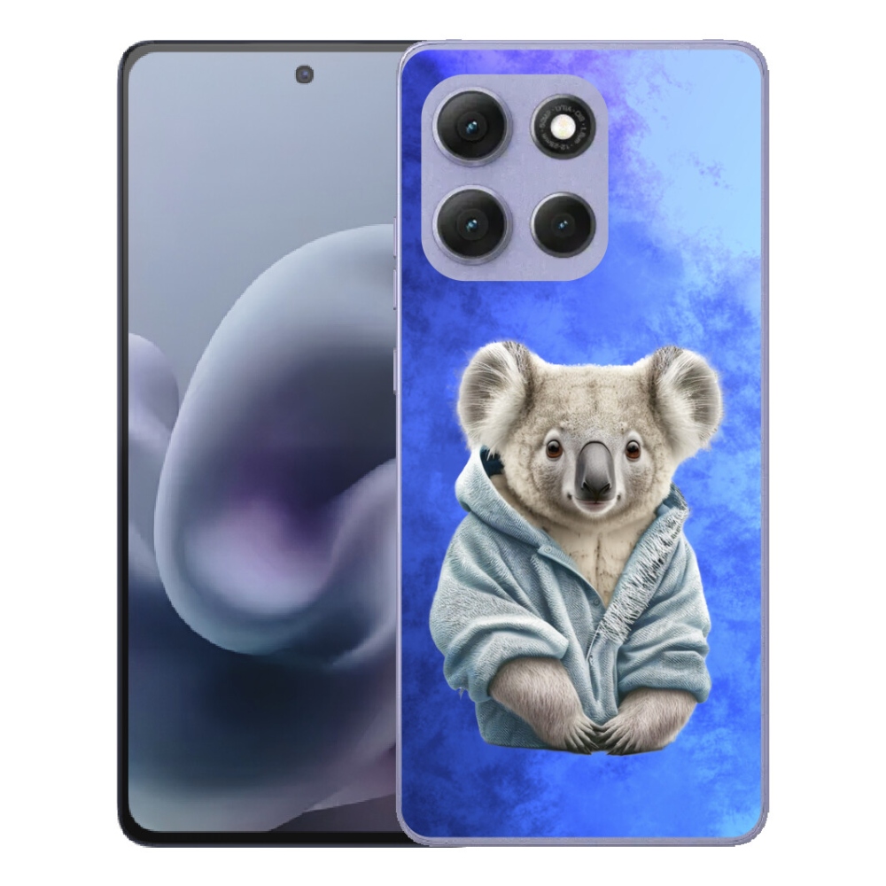 Gélový obal mmCase na Motorola Moto G86 Power 5G – koala v svetri