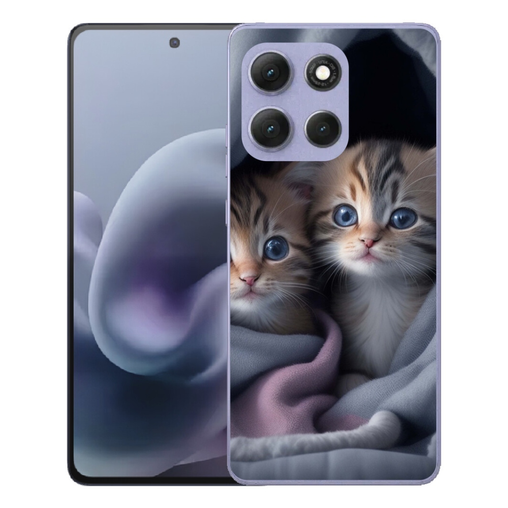 Gélový obal mmCase pre Motorola Moto G86 Power 5G – mačacie duo 2