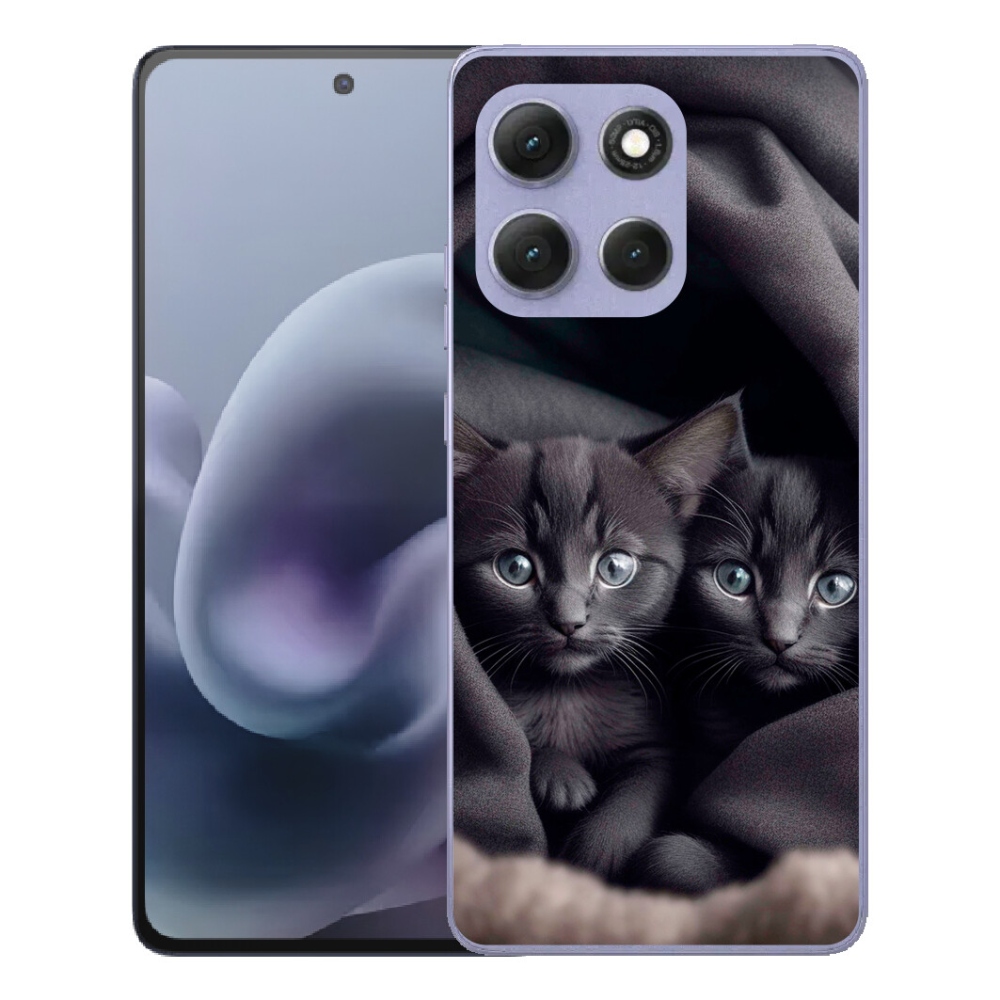 Gélový obal mmCase pre Motorola Moto G86 Power 5G – mačacie duo