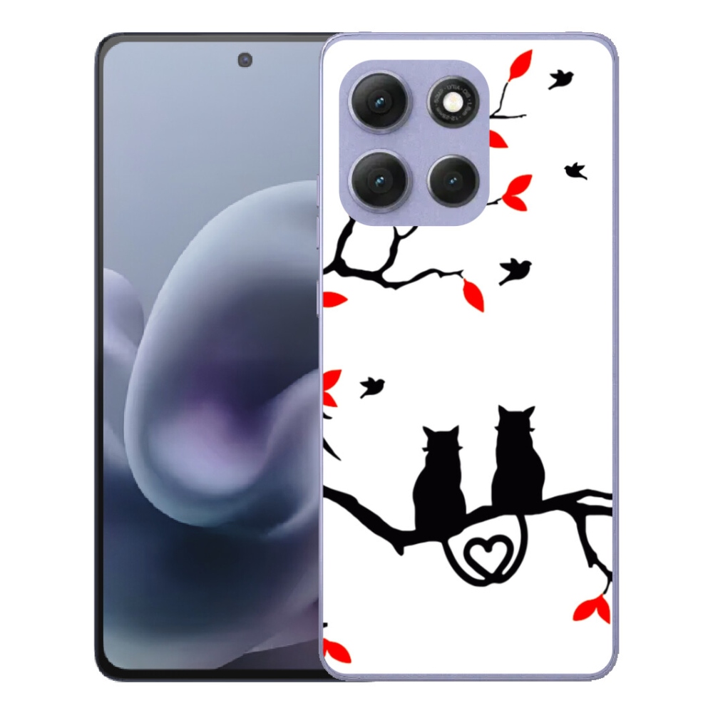 Gélový obal mmCase pre Motorola Moto G86 Power 5G – mačacie láska
