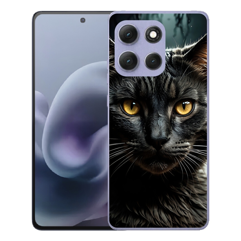 Gélový obal mmCase pre Motorola Moto G86 Power 5G – mačací pohľad 3