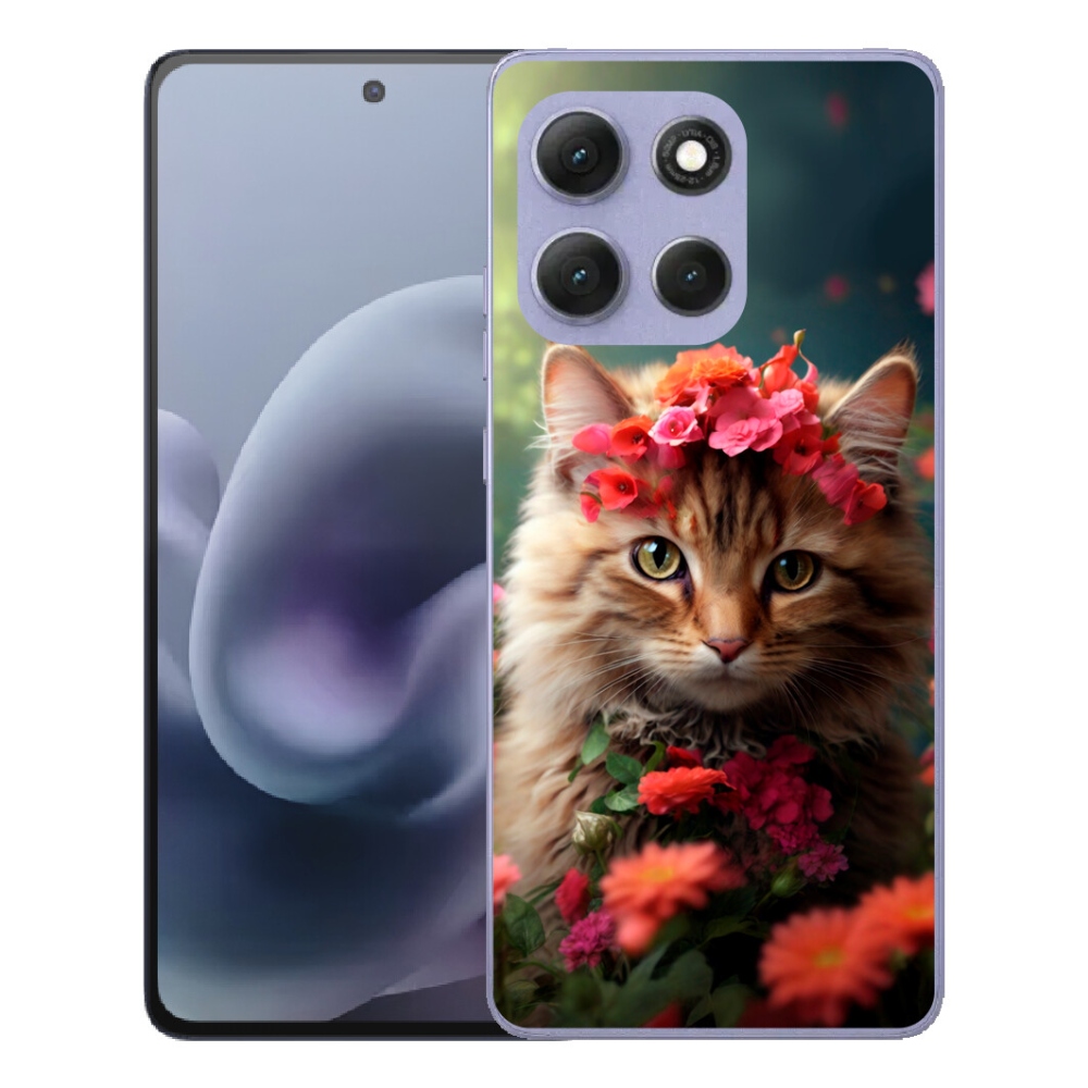Gélový obal mmCase pre Motorola Moto G86 Power 5G – mačací princezná