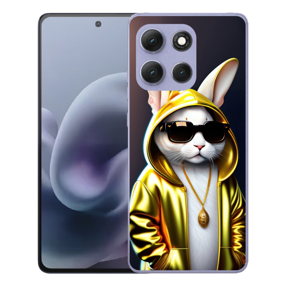 Gélový obal mmCase pre Motorola Moto G86 Power 5G – mačka boss