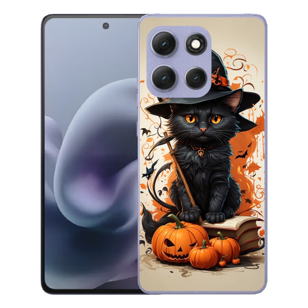 Gélový obal mmCase pre Motorola Moto G86 Power 5G – čarodejnícky kocúr