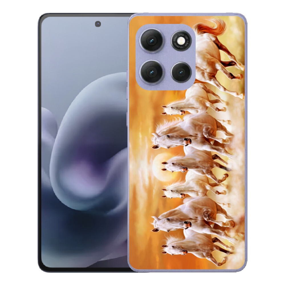 Gélový obal mmCase pre Motorola Moto G86 Power 5G – koně 2