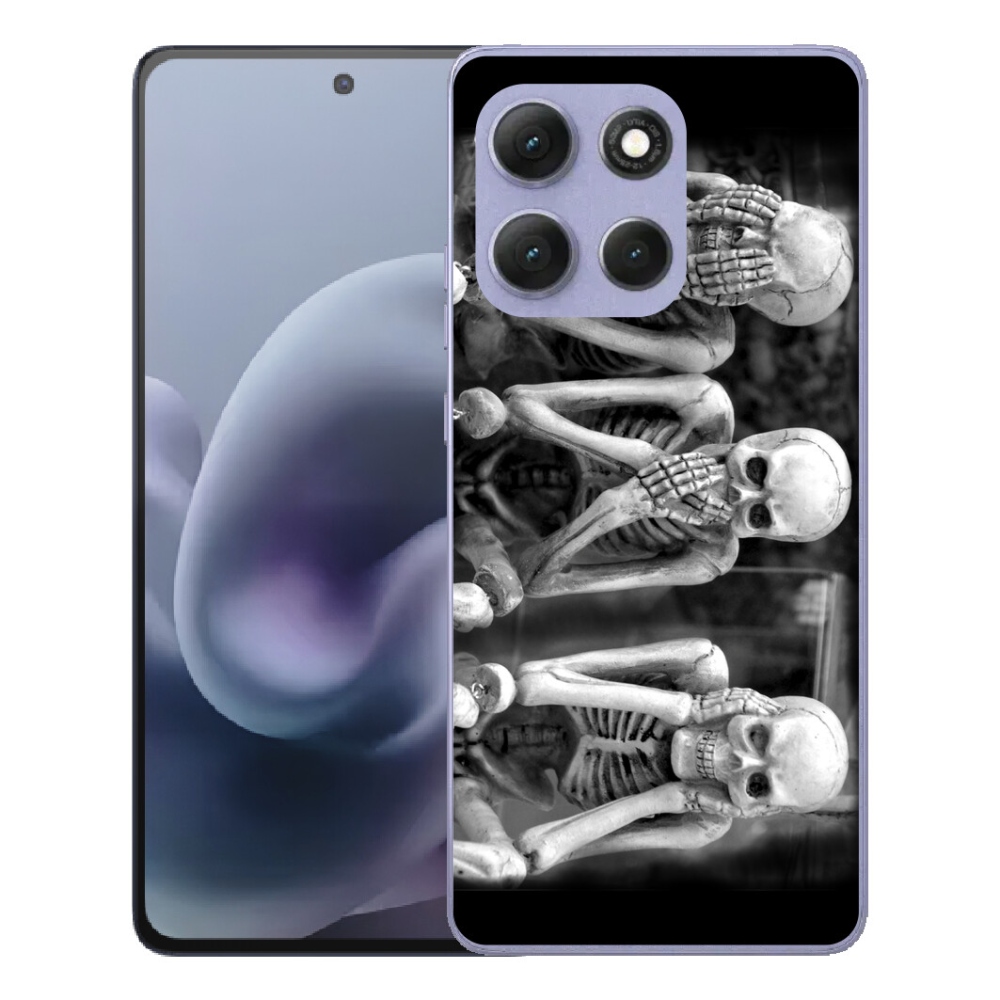 Gélový obal mmCase pre Motorola Moto G86 Power 5G – kostlivci
