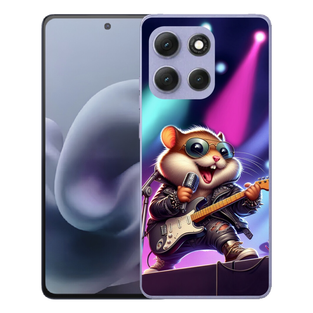 Gélový obal mmCase pre Motorola Moto G86 Power 5G – škrečok rocker