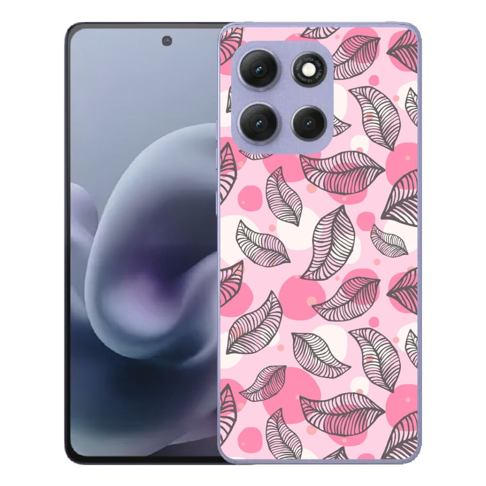 Gélový obal mmCase pre Motorola Moto G86 Power 5G – kreslené padajúce listy