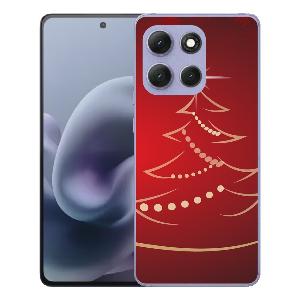 Gélové puzdro mmCase pre Motorola Moto G86 Power 5G – kreslený vianočný stromček