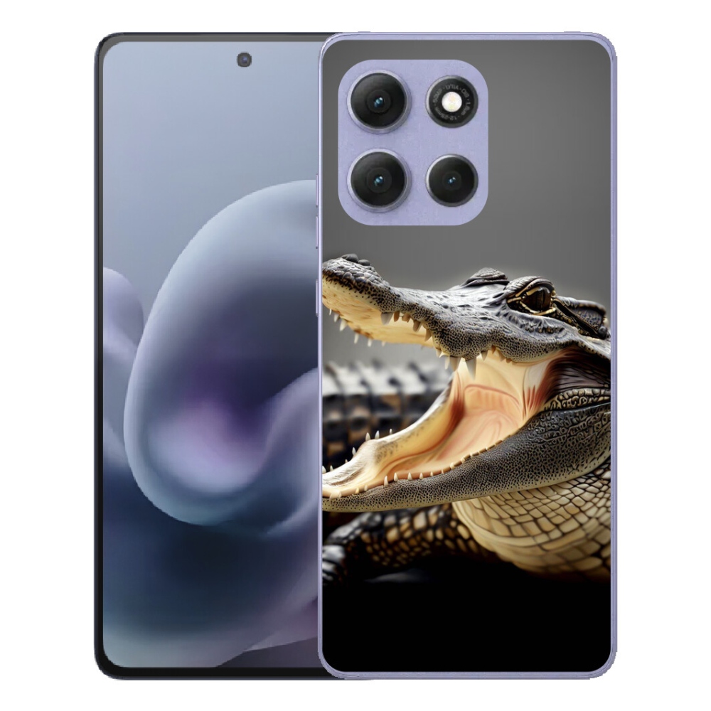 Gélový obal mmCase pre Motorola Moto G86 Power 5G – krokodíl