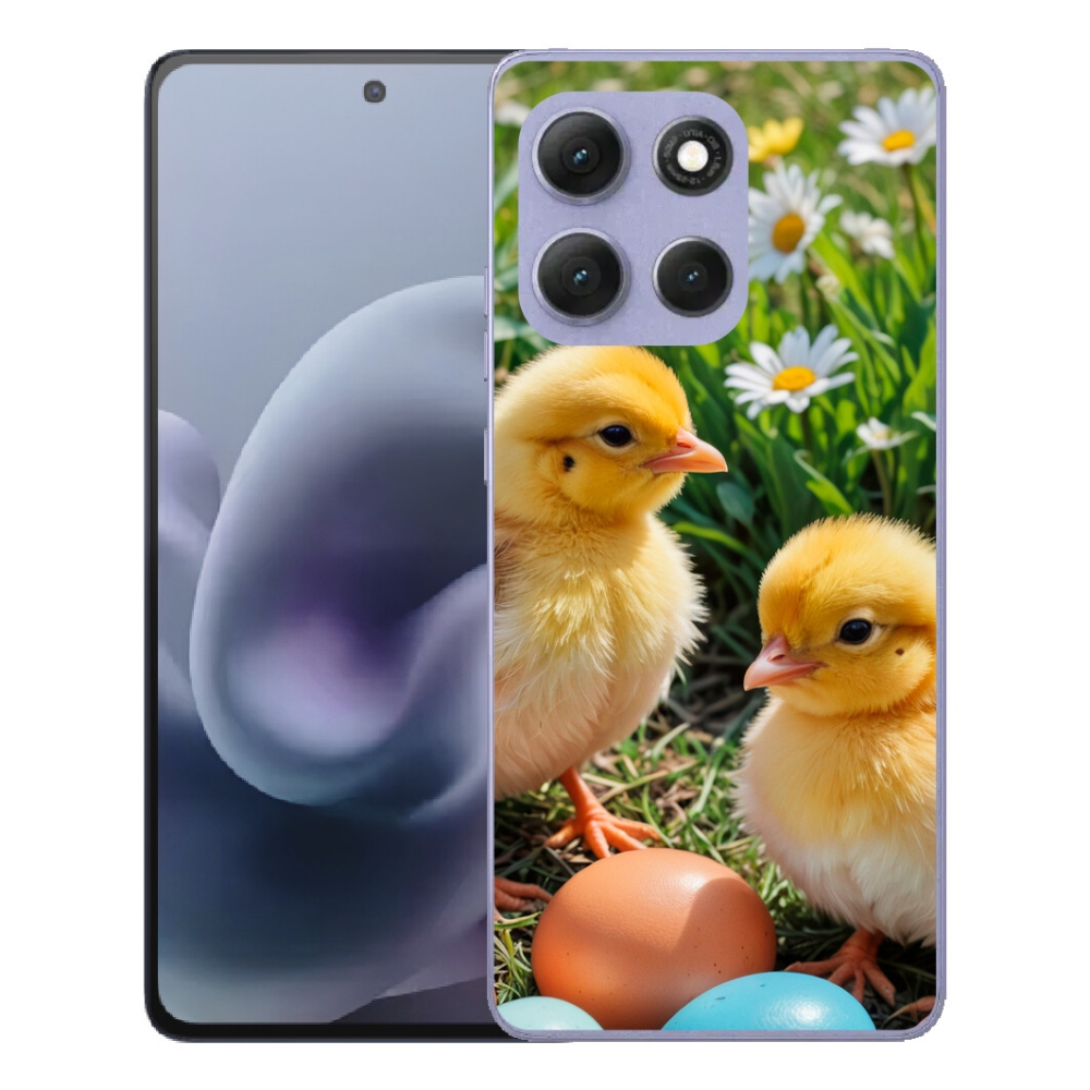 Gélový obal mmCase na Motorola Moto G86 Power 5G – kuriatka