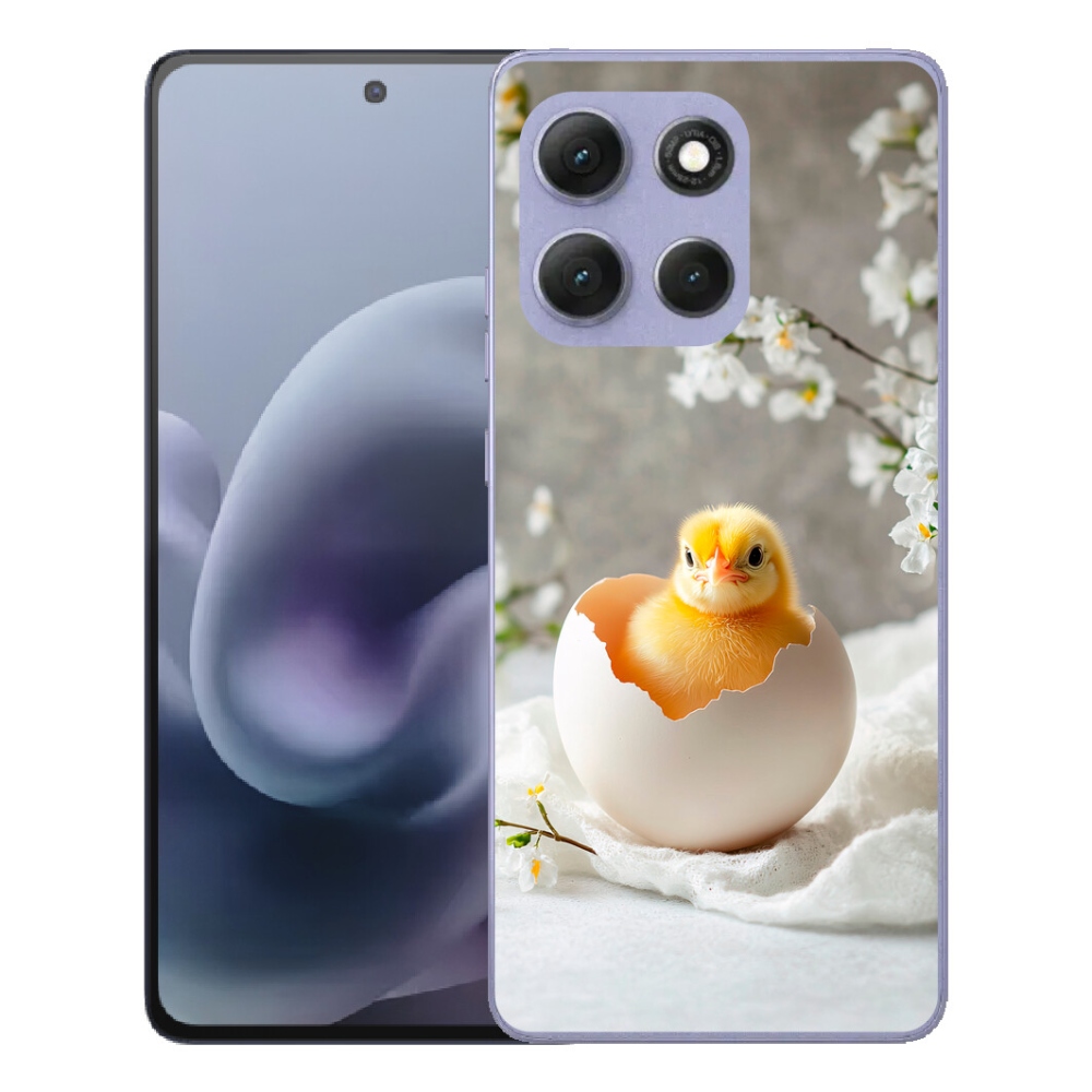 Gélový obal mmCase na Motorola Moto G86 Power 5G – kuriatko