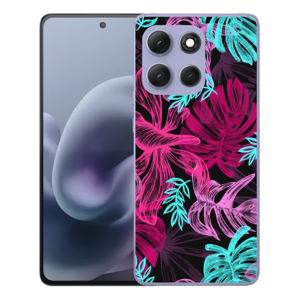 Gélový obal mmCase pre Motorola Moto G86 Power 5G – kvety 1