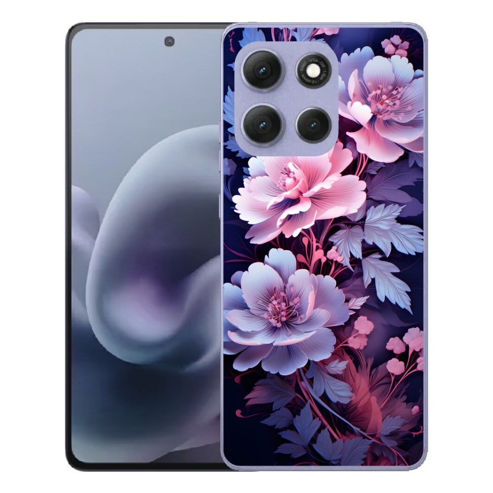 Gélový obal mmCase pre Motorola Moto G86 Power 5G – kvety 11