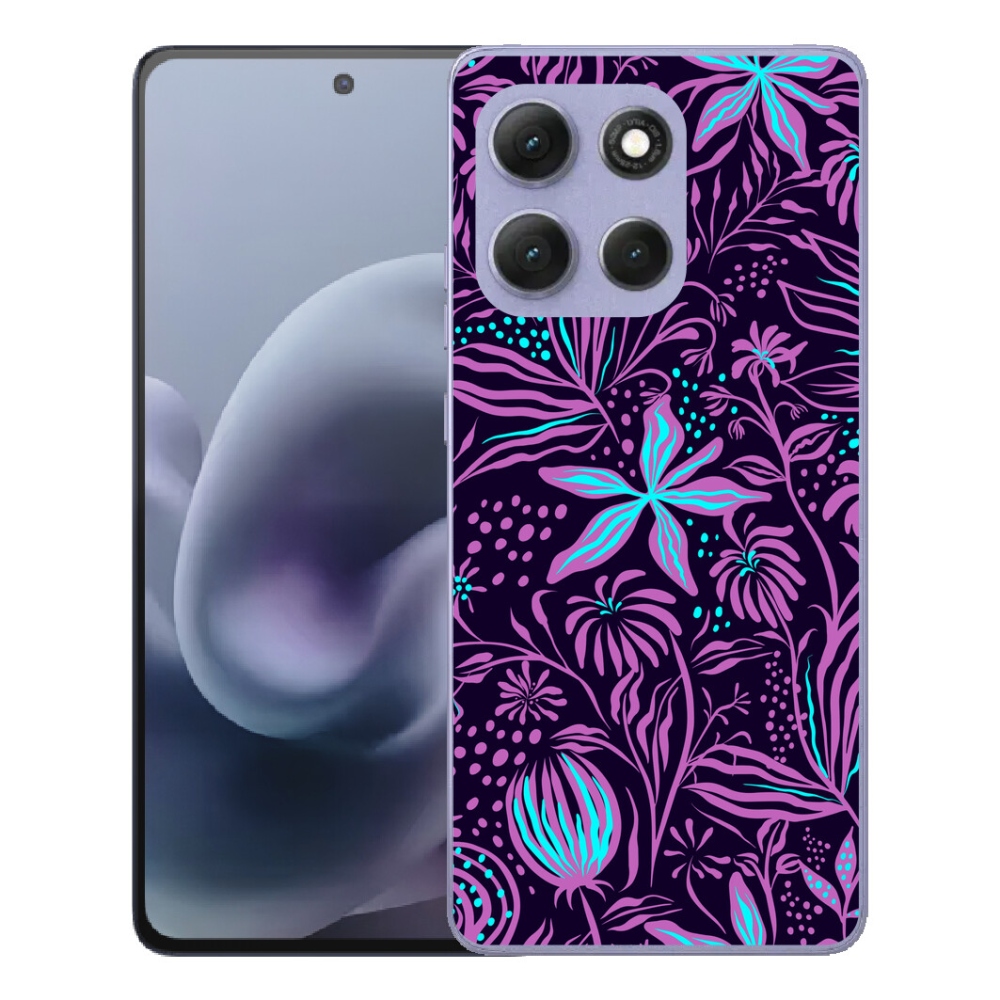 Gélový obal mmCase pre Motorola Moto G86 Power 5G – kvety 2