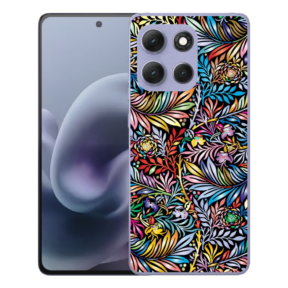 Gélový obal mmCase pre Motorola Moto G86 Power 5G – kvety 5