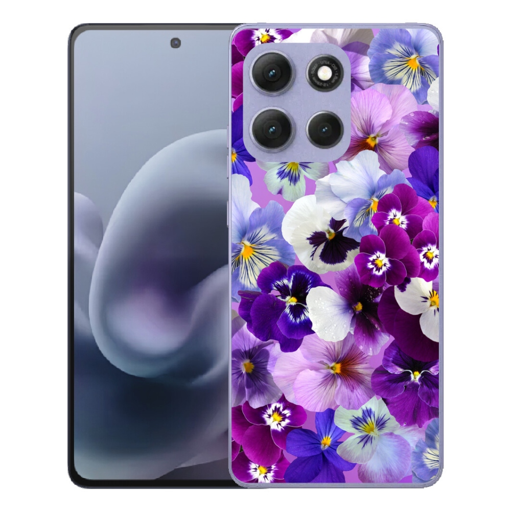 Gélový obal mmCase pre Motorola Moto G86 Power 5G – kvety 9