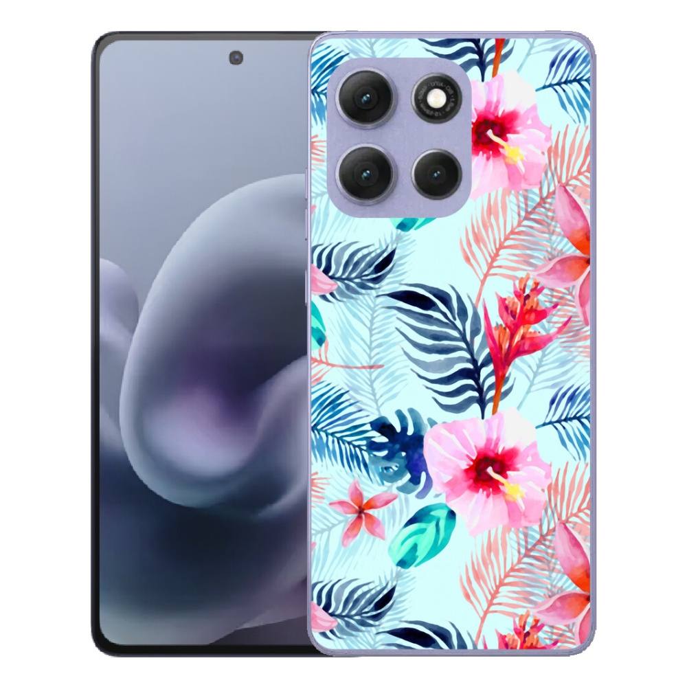 Gélový obal mmCase na Motorola Moto G86 Power 5G – kvety