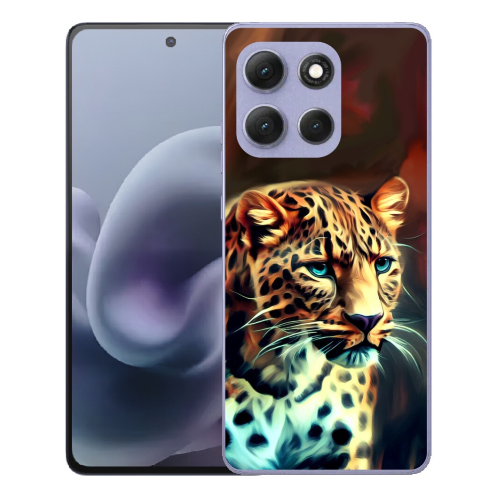 Gélový obal mmCase na Motorola Moto G86 Power 5G – leopardí vzor