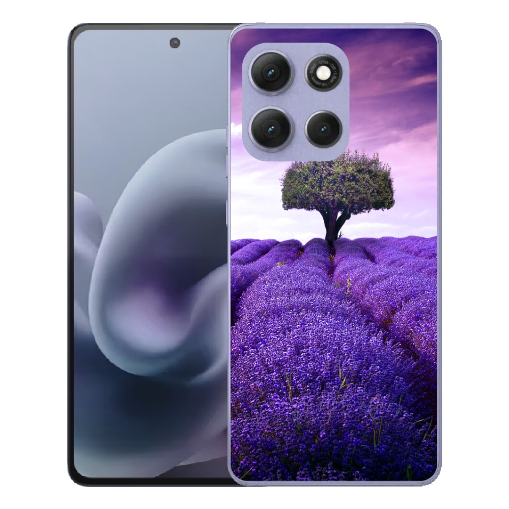 Gélový obal mmCase pre Motorola Moto G86 Power 5G – levanduľová lúka