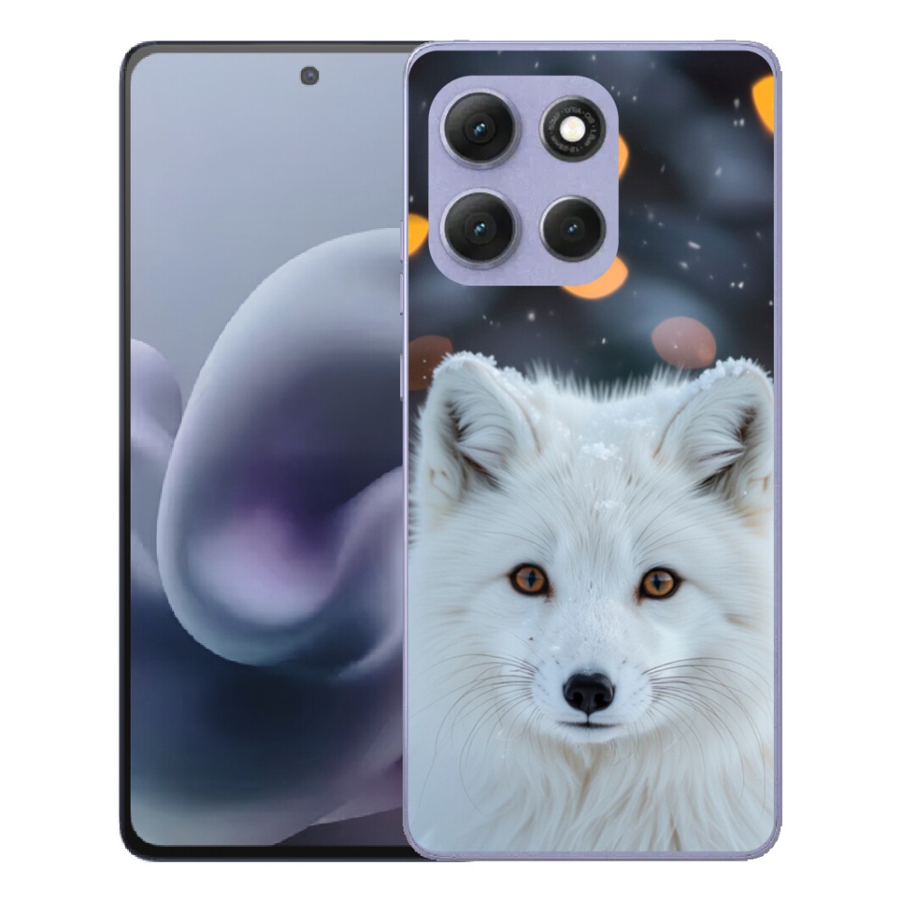 Gélový obal mmCase pre Motorola Moto G86 Power 5G – polárna líška