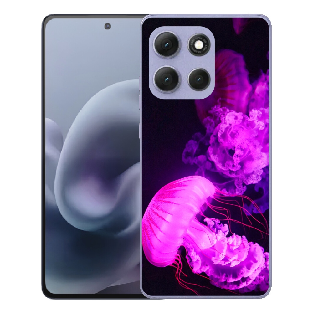 Gélový obal mmCase pre Motorola Moto G86 Power 5G – medúza 1