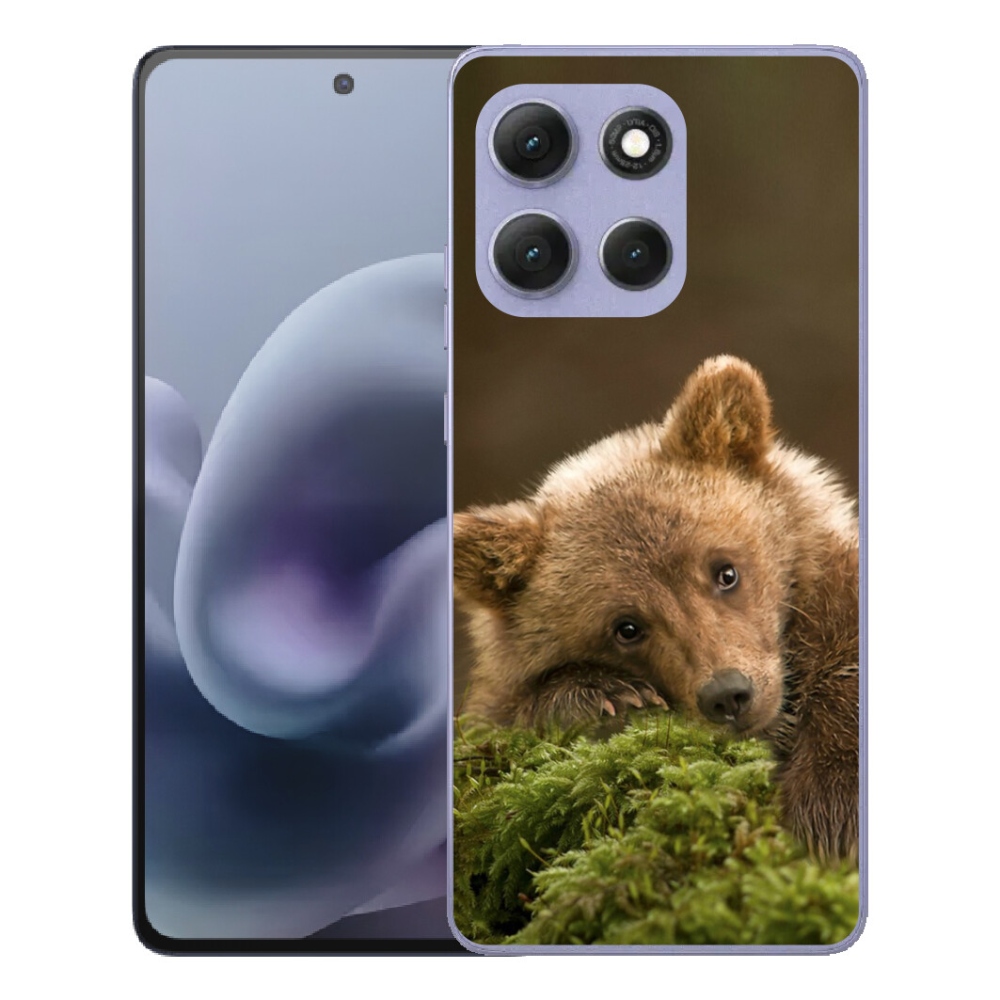 Gélový obal mmCase na Motorola Moto G86 Power 5G – medveď