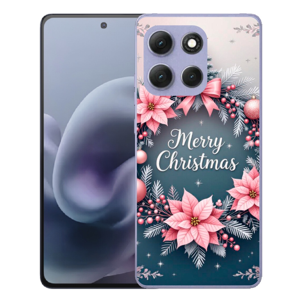 Gélový obal mmCase pre Motorola Moto G86 Power 5G – veselé Vianoce