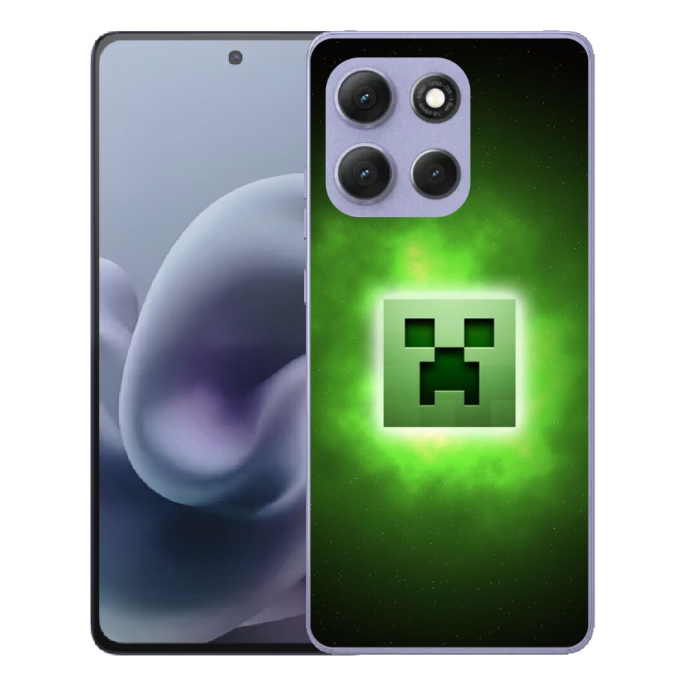 Gélový obal mmCase pre Motorola Moto G86 Power 5G – Minecraft