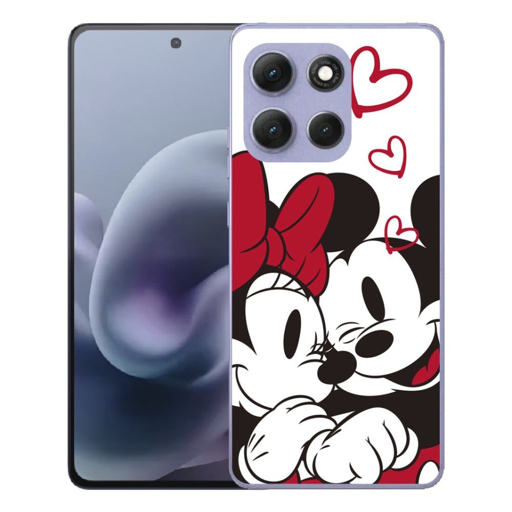 Gélový obal mmCase pre Motorola Moto G86 Power 5G – Minnie a Mickey